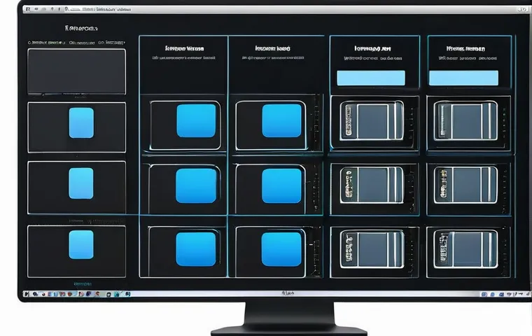 운영체제의 RAM 관리 방식 비교 - **Prompt:** A metaphorical depiction of virtual memory and swapping, featuring a brightly lit 'RAM W...