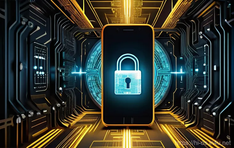 리눅스에서 사용자 계정 관리 방법 - **Prompt: The Gates of Digital Permissions (rwx)**
    **Description:** An abstract, futuristic digi...